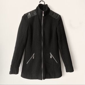 G by Guess Cyrene Boucle Zip-Up Coat